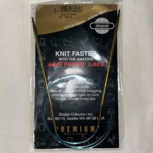 Knitting Needles Skacel Addi Turbo Lace. Size US 4 32”